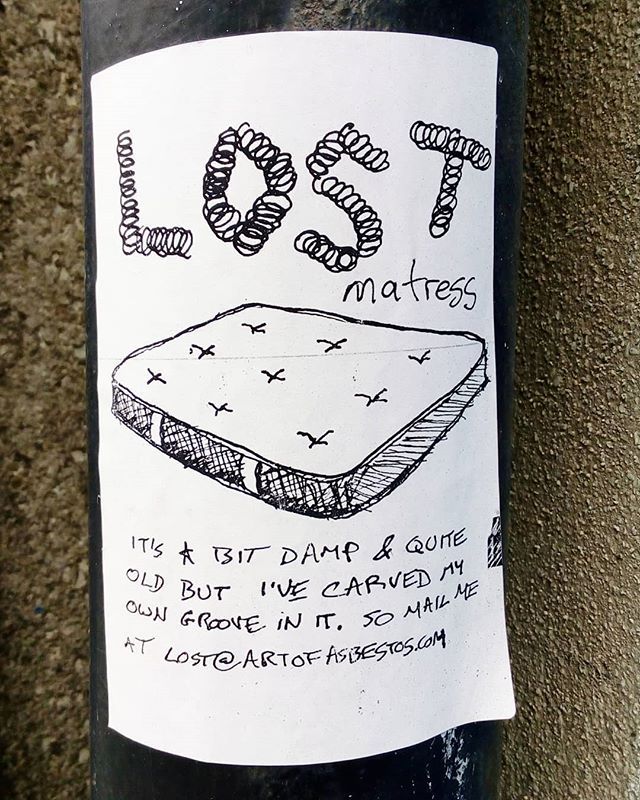 640x800 Random Street Art - Mattress Drawing