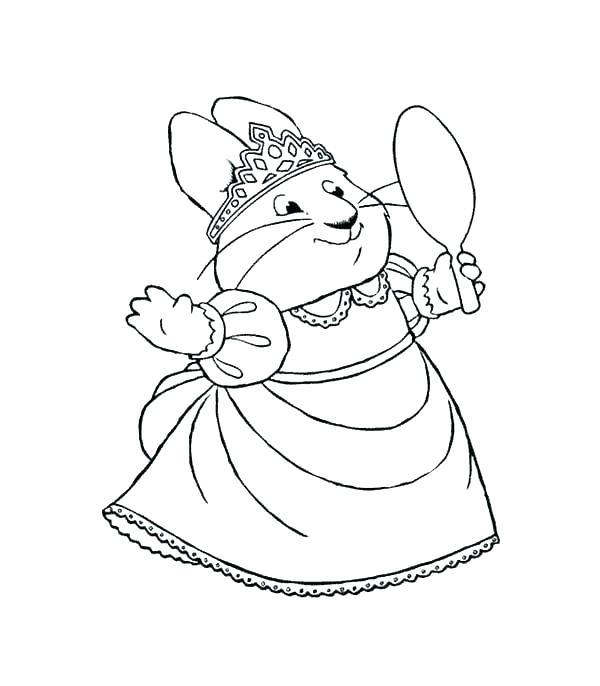 600x686 Coloring Max And Ruby Coloring Page - Max And Ruby Drawing
