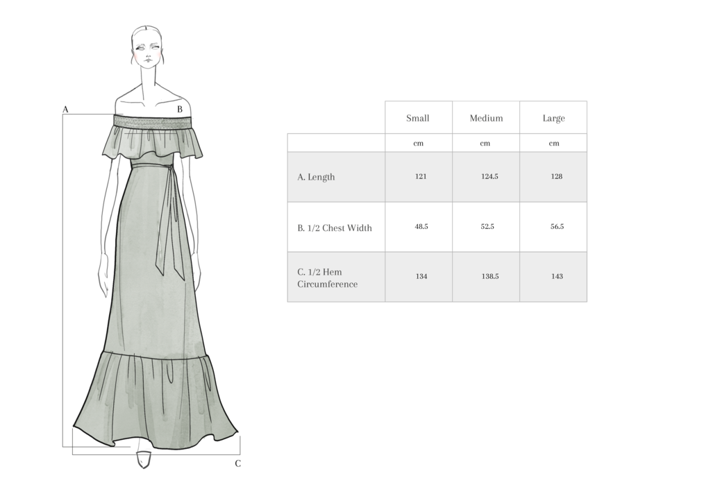 1024x725 Pre Sale Sea Holly Maxi Dress Iluut Webshop - Maxi Dress Drawing