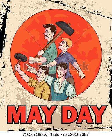 385x470 may day illustrations and clip art may day royalty free - May Day Drawing