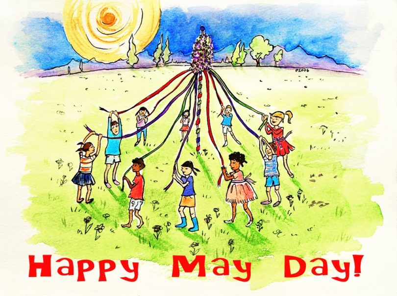 810x604 the history and traditions of may day welcome to our blog fellow - May Day Drawing