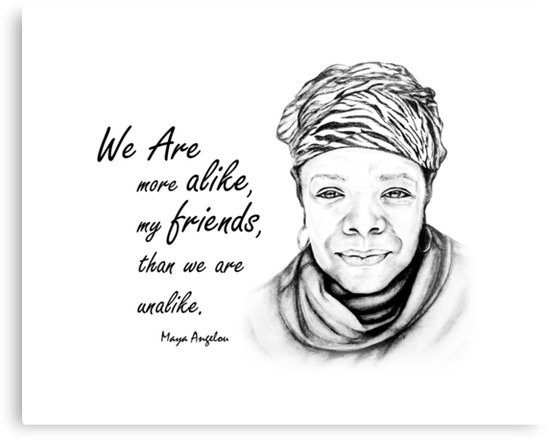 550x440 maya angelou drawing easy - Maya Angelou Drawing