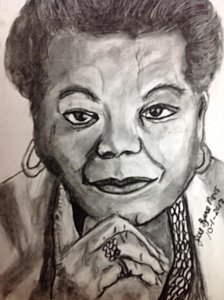 224x300 maya angelou drawing - Maya Angelou Drawing