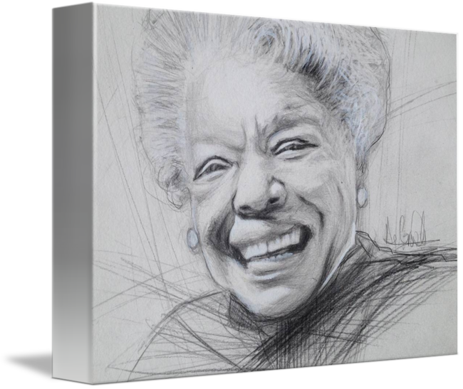 650x547 maya angelou - Maya Angelou Drawing