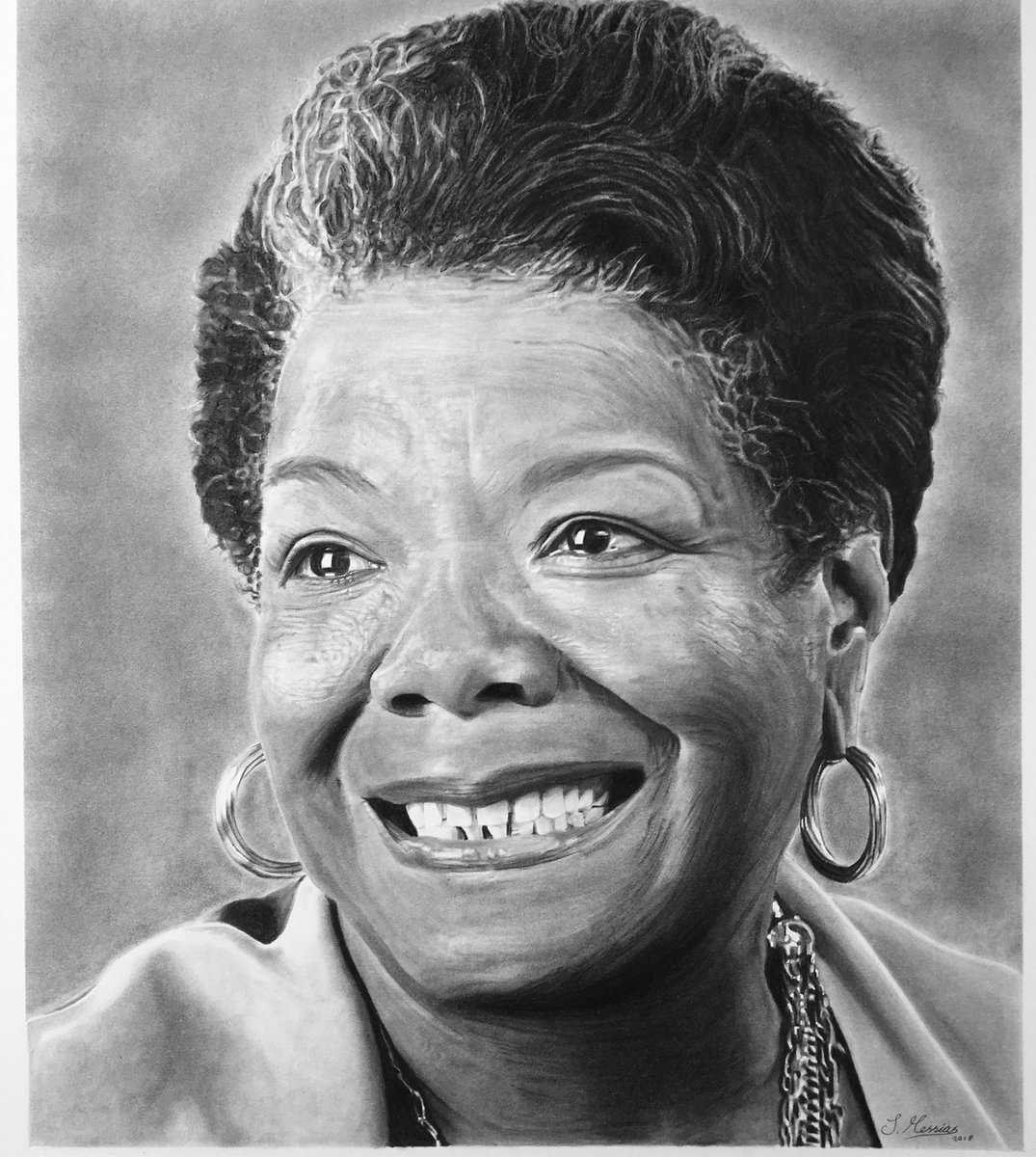 Maya Angelou Drawing at PaintingValley.com | Explore collection of Maya ...