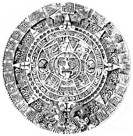 Mayan Calendar Drawing at PaintingValley.com | Explore collection of ...