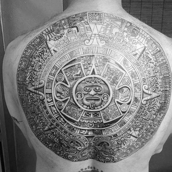 599x599 mayan calendar tattoo designs for men - Mayan Calendar Drawing