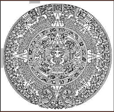 398x388 mayan calendar drawing best free - Mayan Calendar Drawing