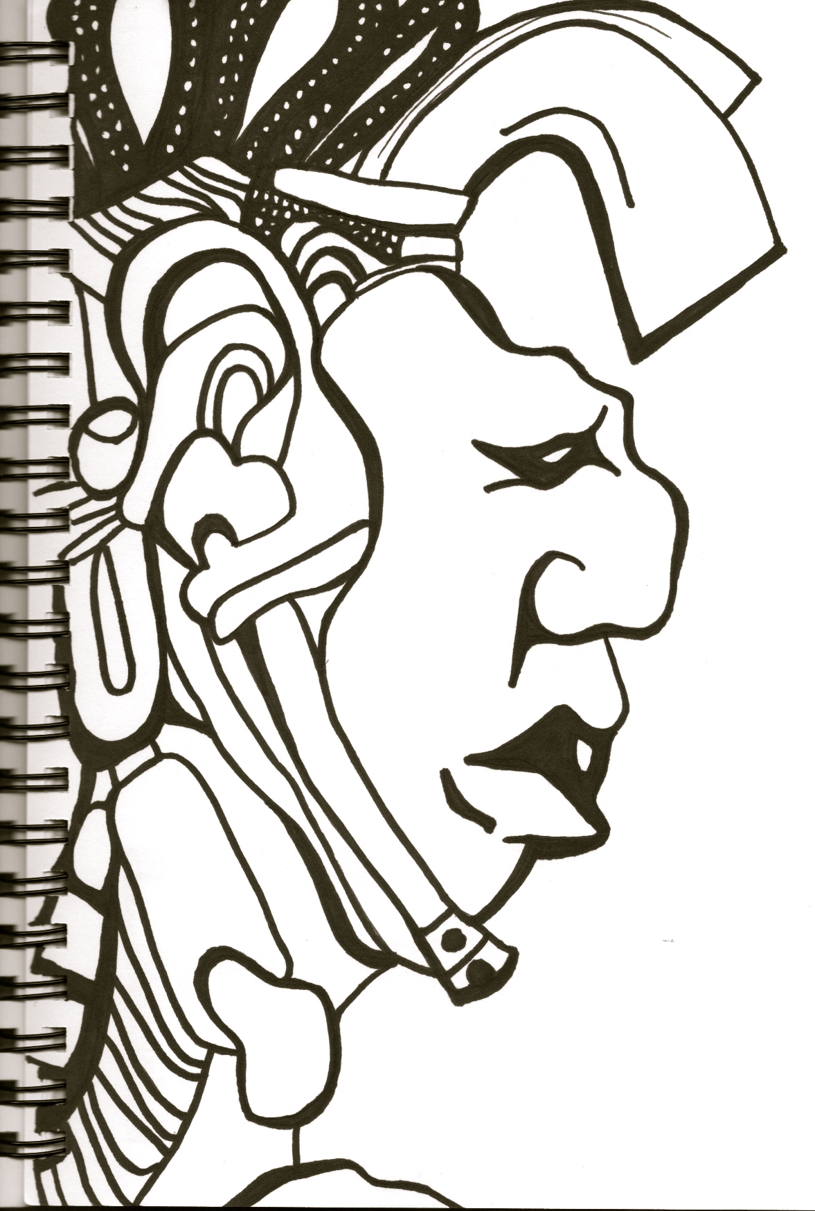 1177x1747 Drawings Inspired - Mayan Drawings