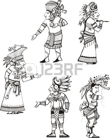 359x450 images for gt ancient mayan people drawings dance concert - Mayan Drawings