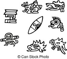 220x194 mayan illustrations and clip art mayan royalty free - Mayan Drawings