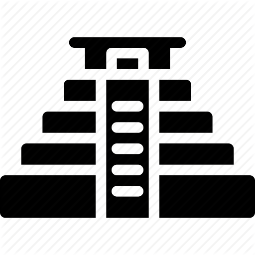 512x512 drawn pyramid mayan pyramid - Mayan Pyramid Drawing