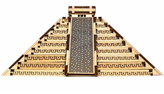 700x400 generic colored drawing diy veneer mayan pyramid with automatic - Mayan Pyramid Drawing