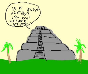 300x250 Mayan Temple Drawing - Mayan Temple Drawing