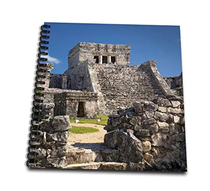425x386 Rose Ruins Of The Mayan Temple Grounds At Tulum - Mayan Temple Drawing