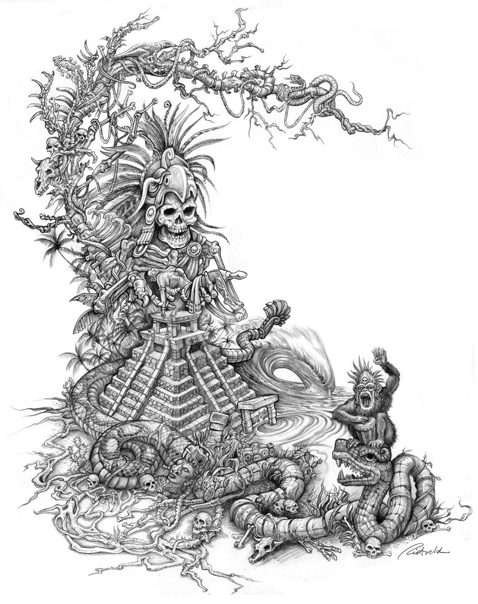 948x1197 Mayan Warrior - Mayan Warrior Drawing