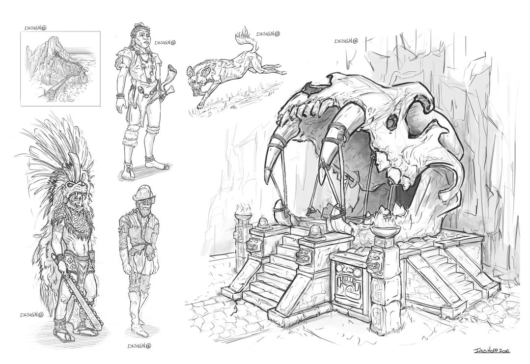 1079x741 Conquistador Drawing Mayan Warrior For Free Download - Mayan Warrior Drawing