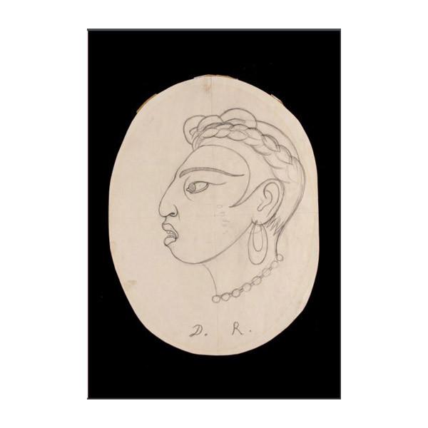 600x600 Diego Rivera Profile Of A Mayan Warrior Journal Lacma Store - Mayan Warrior Drawing