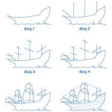 220x220 How To Draw Mayflower Ship - Mayflower Drawing