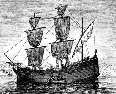 400x326 the mayflower - Mayflower Ship Drawing