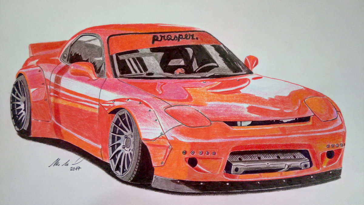 Mazda Rx7 Drawing at Explore collection of Mazda