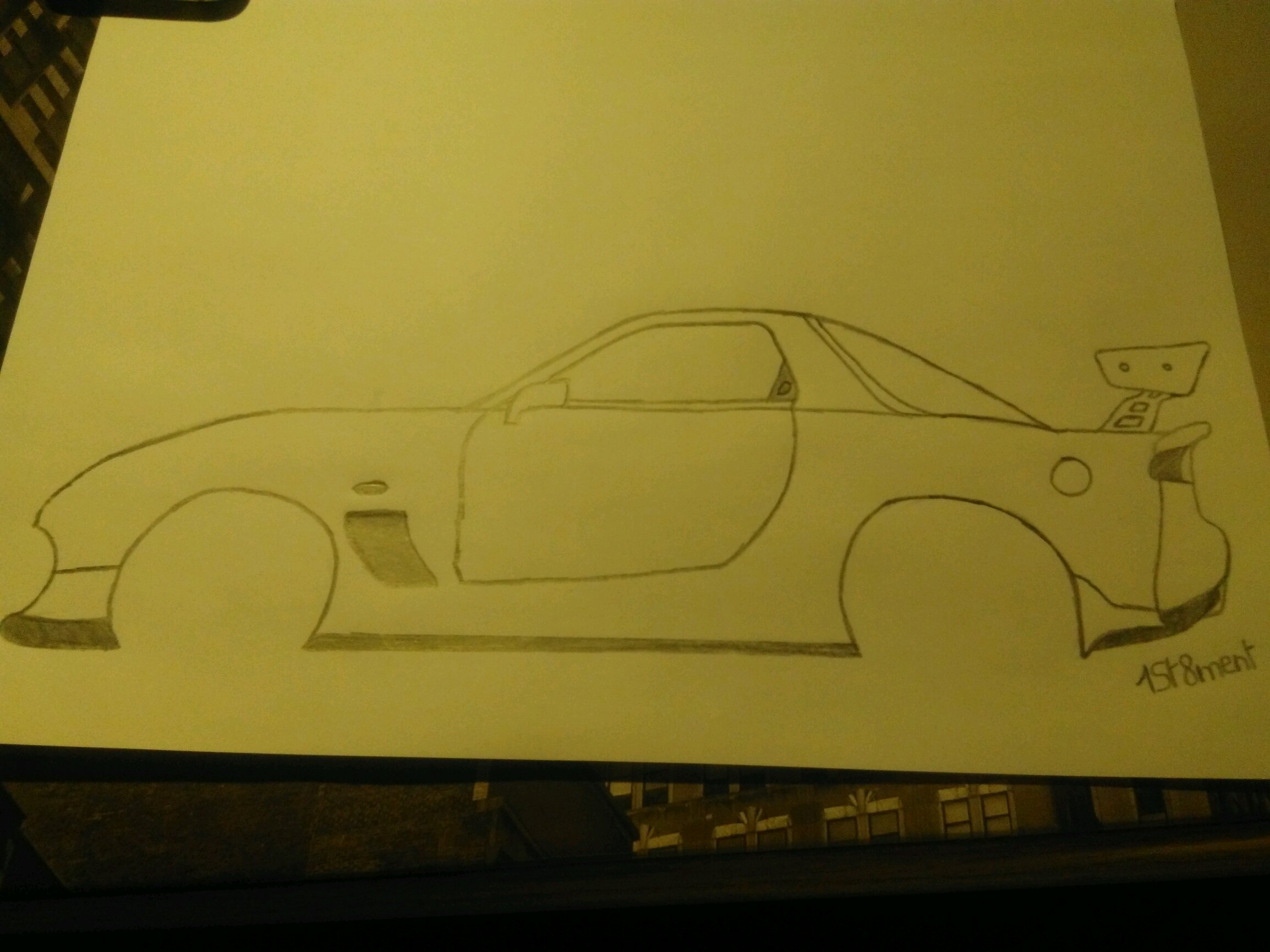 2308x1731 mazda - Mazda Rx7 Drawing