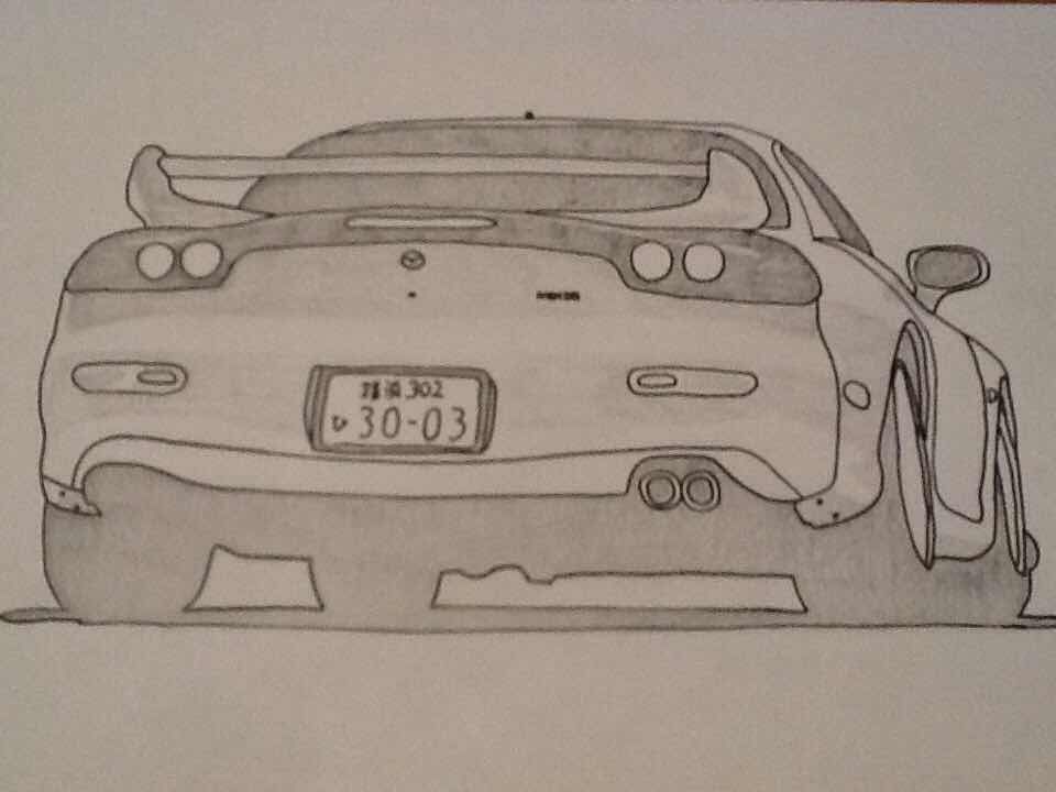 960x720 mazda fd - Mazda Rx7 Drawing