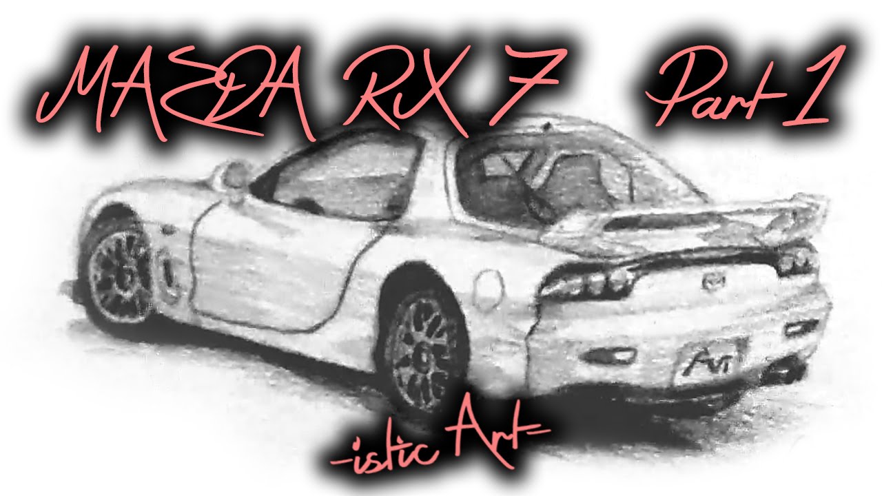 1280x720 amazing drawing mazda pt - Mazda Rx7 Drawing