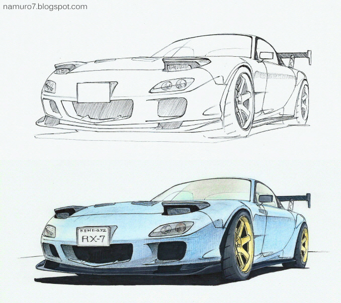 Mazda Rx7 Drawing at Explore collection of Mazda