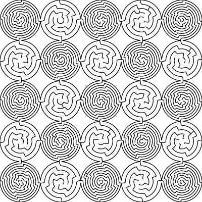 400x400 maze design - Maze Drawing
