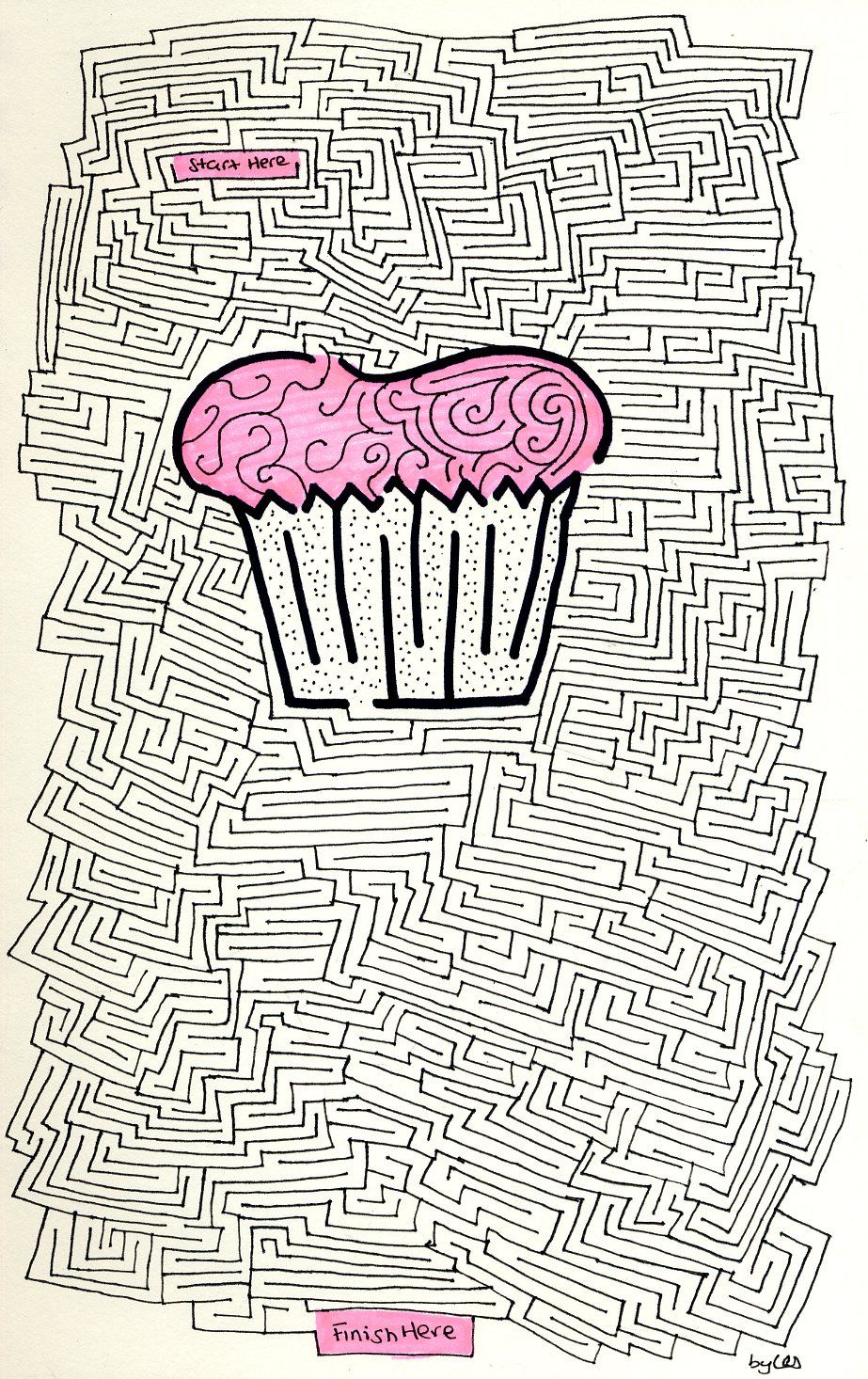 923x1466 student work maze drawing blog visual blogs maze drawing, art - Maze Drawing