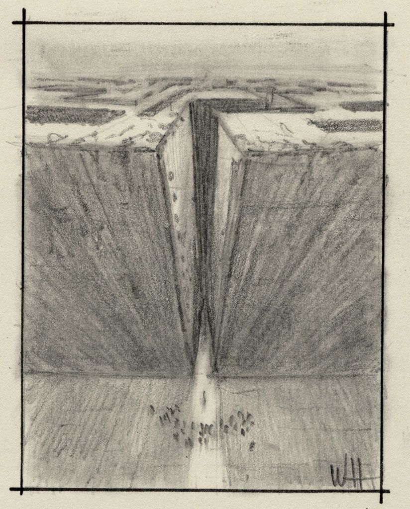 824x1024 the maze runner sketch - Maze Drawing