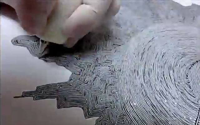 640x400 dedicated japanese artist spent months drawing a giant - Maze Drawing