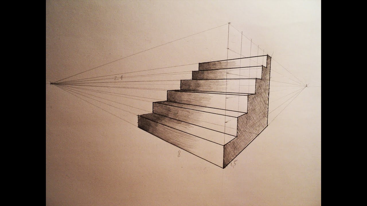 1280x720 How To Draw - Maze Drawing Based On Two Point Perspective