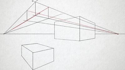 400x225 Two Point Perspective - Maze Drawing Based On Two Point Perspective
