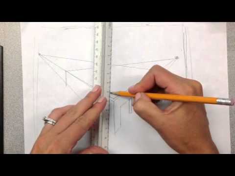480x360 point perspective drawing of a maze - Maze Drawing Based On Two Point Perspective