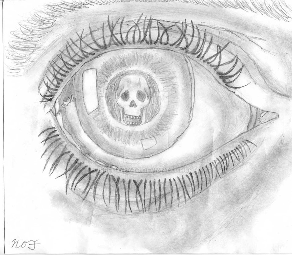 956x835 M C Escher 'eye' Drawing - Mc Drawing