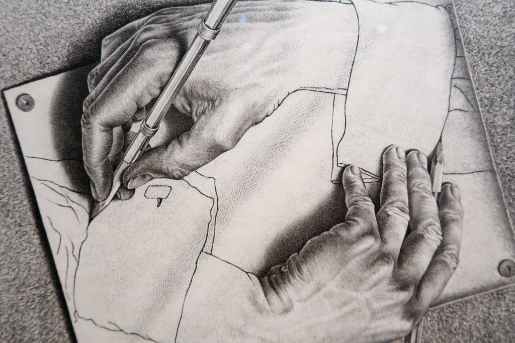 1024x683 Works Of M C Escher On Display - Mc Drawing
