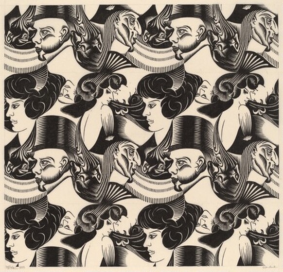 582x560 m c escher life and work - Mc Escher Drawings