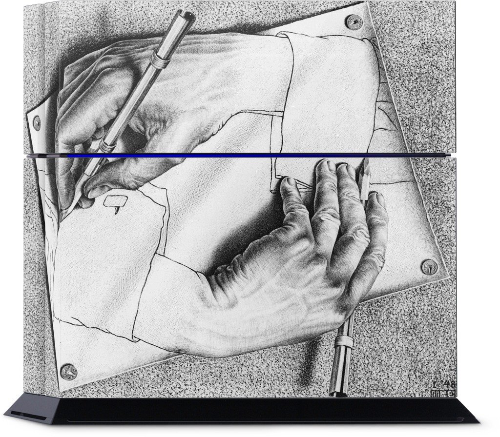 1024x896 Huge Collection Of 'mc Escher Hands Drawing Each Other' Download - Mc Escher Hands Drawing Each Other