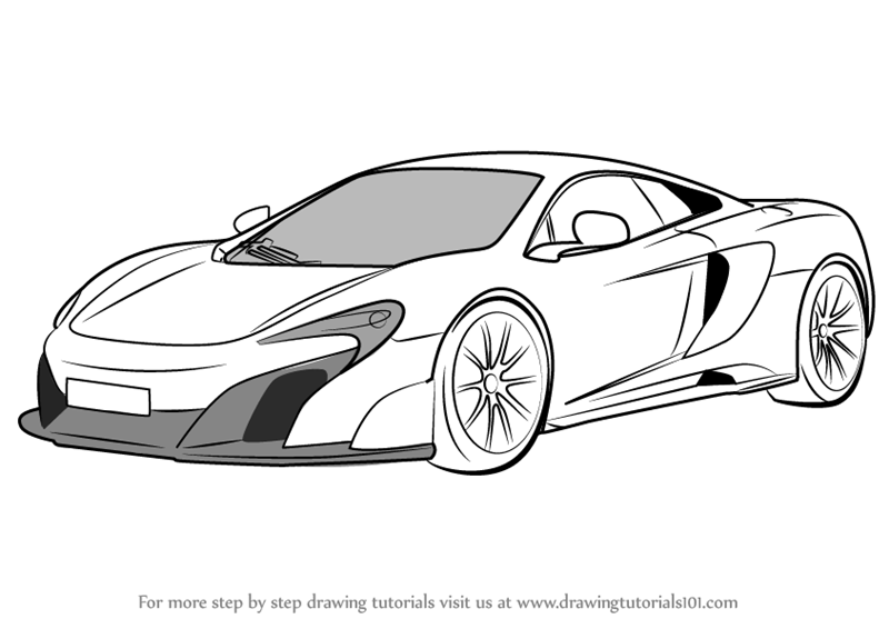 800x566 Learn How To Draw Mclaren - Mclaren Drawing