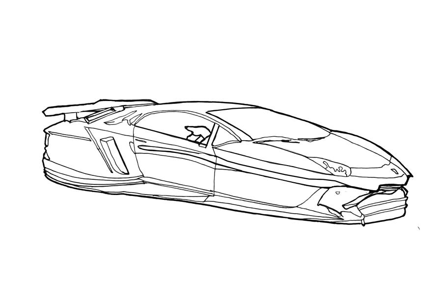 900x600 Mclaren Rocket V Drawing - Mclaren Drawing
