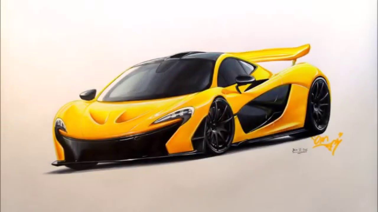 1280x720 Mclaren Drawing And Rendring - Mclaren Drawing