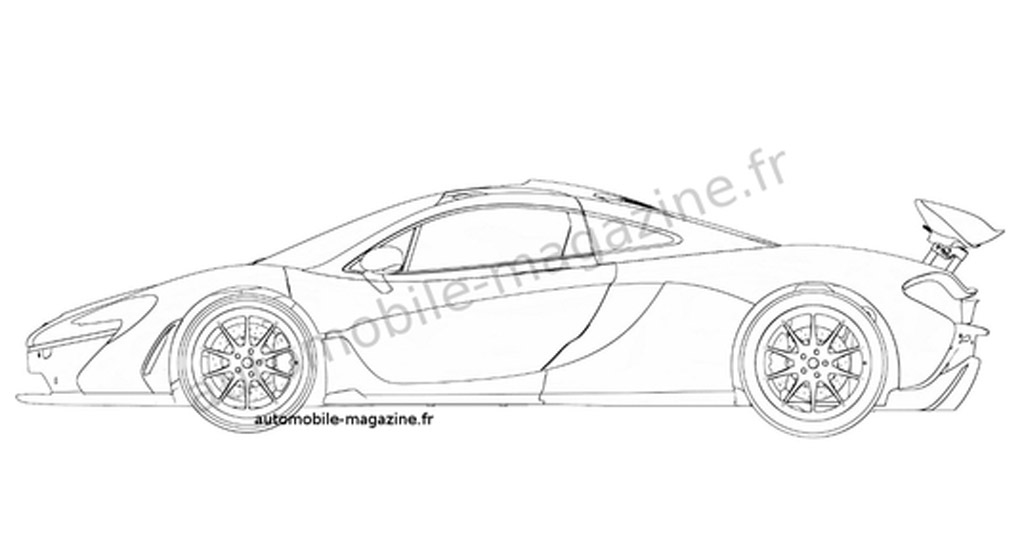 1024x554 Production Mclaren Revealed In Patent Drawing - Mclaren Drawing