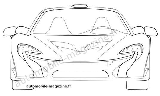 536x321 Production Version Mclaren Revealed In Patent Drawings Top Speed - Mclaren Drawing