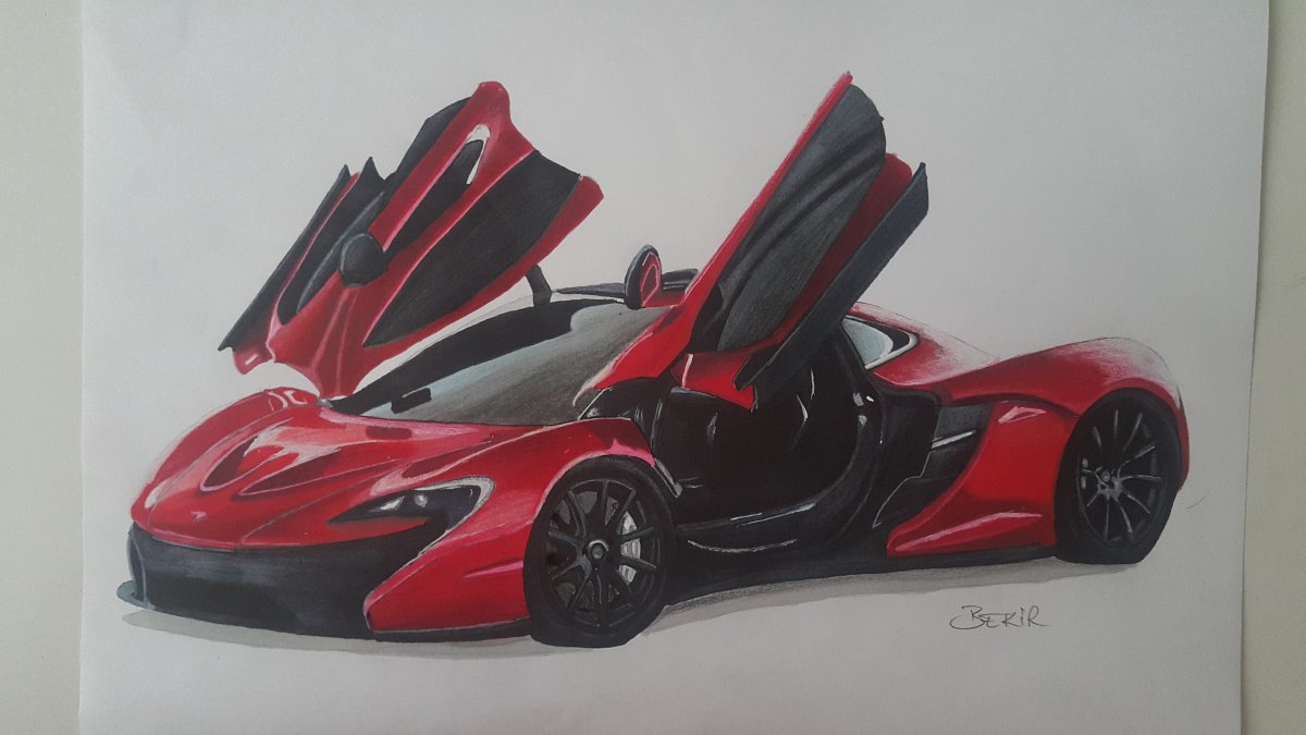 1200x675 Mclaren - Mclaren P1 Drawing