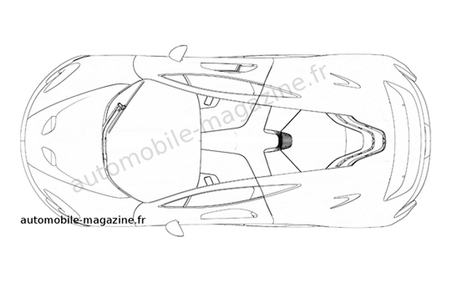 646x396 Mclaren Production Car Shown In Patent Drawings Autoguide - Mclaren P1 Drawing