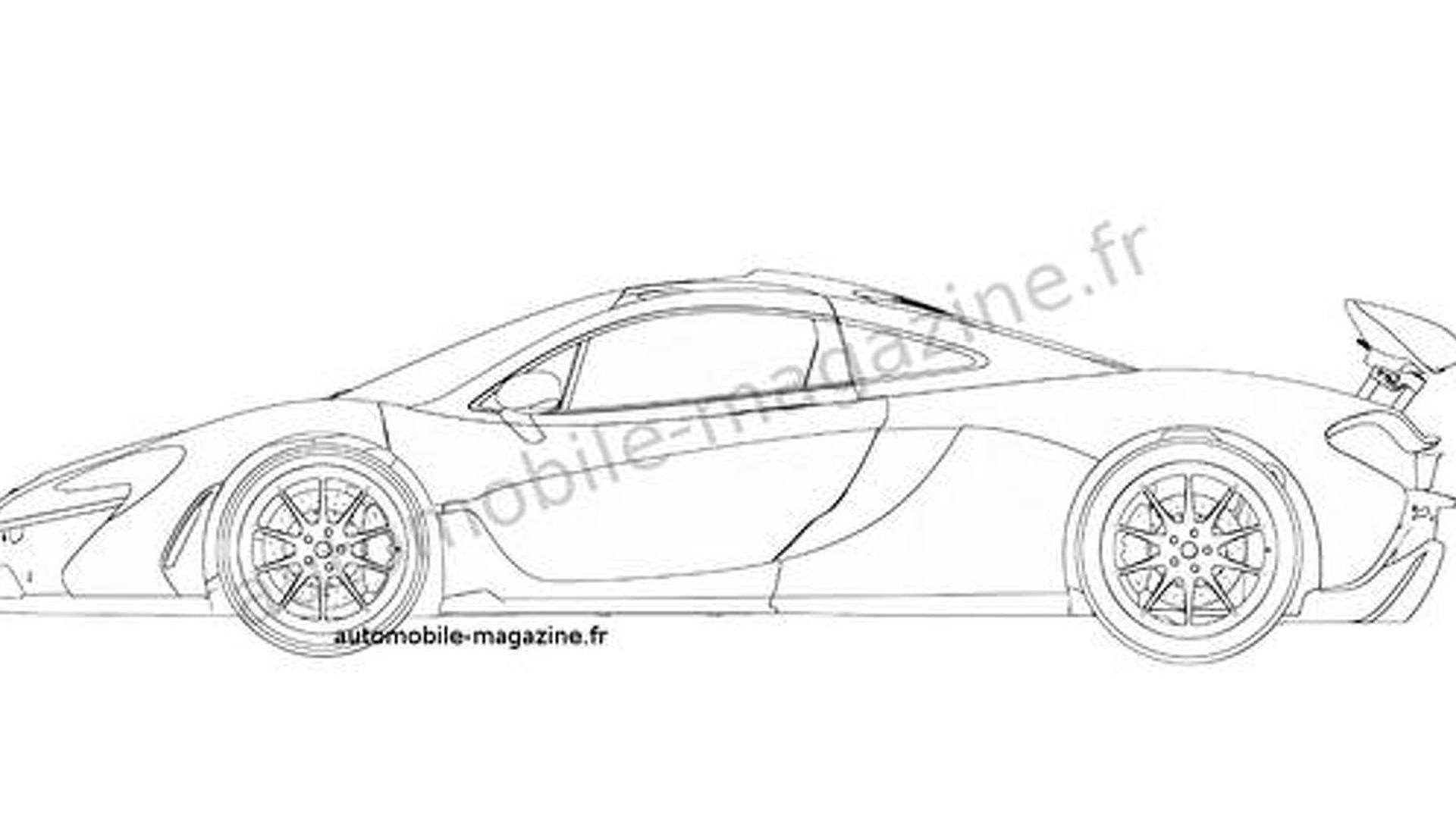 1920x1080 mclaren patent photos hit the web - Mclaren P1 Drawing