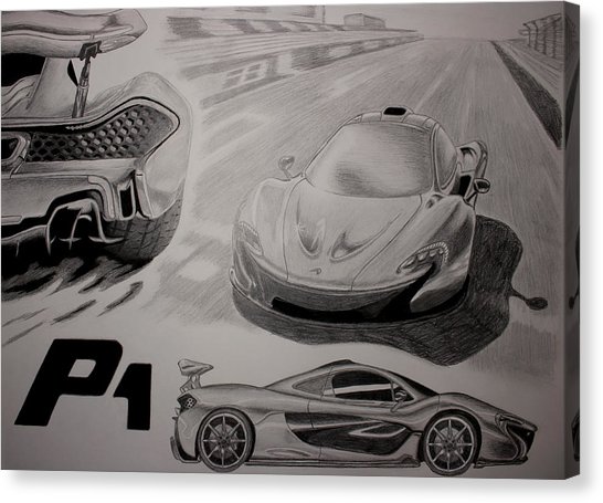 546x455 Mclaren Drawing - Mclaren P1 Drawing