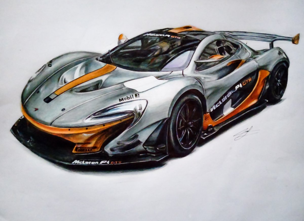 Mclaren P1 Drawing at Explore collection of